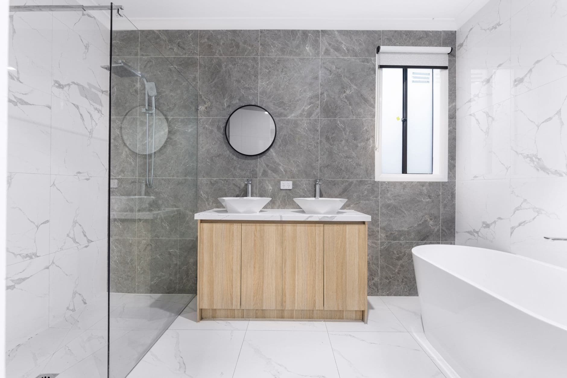 Bathroom renovation in progress, Melbourne